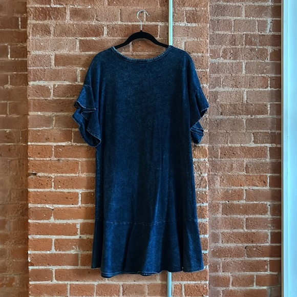 EUC Anthropologie Odette Ruffle Sleeve Dress, M - Picture 4 of 9